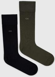 Calvin Klein zokni 2 db zöld, férfi - zöld 39/42 - answear - 4 890 Ft