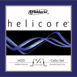 D'Addario H510M - Helicore Series Cello String Set, 4/4 Scale, Medium Tension - I525I