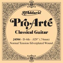 D'Addario J4504 - Nylon Classical Guitar Single String, Normal Tension, Fourth String - C249CC