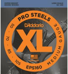 D'Addario EPS160 - ProSteels Bass Guitar Strings, Medium, 50-105, Long Scale - H235H