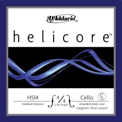 D'Addario H514M 4/4 - Helicore Series Cello Single C String, 4/4 Scale, Medium Tension - I537I