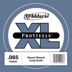 D'Addario PSB065 - ProSteels Bass Guitar Single String, Long Scale, . 065 - H320HH