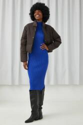 Answear Lab rövid kabát női, barna, téli - barna M - answear - 13 990 Ft
