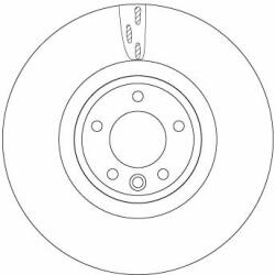 TRW Disc frana TRW SINGLE DF6957S (DF6957S)