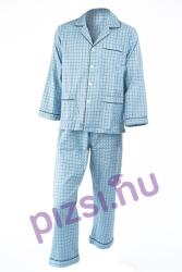 Vienetta Extra méretű flanel gombos hosszúnadrágos pizsama (FPI5259 4XL)