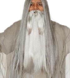 Fiestas Guirca Barbă gri extra lungă (Gandalf)