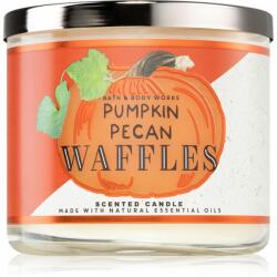 Bath & Body Works Pumpkin Pecan Waffles illatos gyertya 411 g