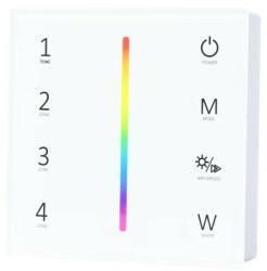Optonica LED RGB/RGBW 4 zónás fali távirányító 6374 (6374) - optonica