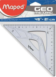 Maped Háromszög vonalzó, műanyag, 45°, 21 cm, MAPED "Geometric (IMA242421) - jatekliget