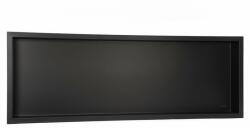 Balneo Raft incastrat dreptunghiular Balneo Wall-Box 90x30x7 cm negru periat (OB-BL5) Raft