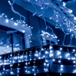 Somogyi Elektronic Perdea de lumini LED, albastru , 300 LED-uri , exterior si interior , 5.1 m (KKF 308/BL)