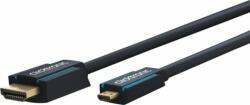 clicktronic 70329 HDMI 1.4 - Micro HDMI Kábel 3m - Fekete (70329)