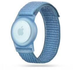 Tech-Protect Плетена каишка с калъф за Apple AirTag от Tech-Protect Nylon - синя (9589046926082) 1007