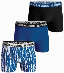 Björn Borg Boxeri sport bărbați "Björn Borg Cotton Stretch Boxer 3P - black/blue/print - tennis-zone - 126,40 RON