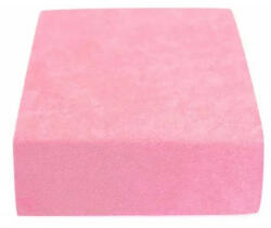 Rózsaszín frottír ovis gumis lepedő 60*120 cm (942878)