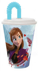 Disney Frozen, Jégvarázs Szívószálas pohár 430 ml (51030) - topjatekbolt