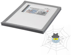 Durable Infokeret A4, XXL csomag, 10 db/doboz, Durable Duraframe® ezüst