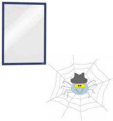 Durable Infokeret A3, 5 db/csomag, Durable Duraframe® Magnetic sötétkék - spidershop