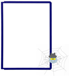 Durable Bemutatótábla panel, A4, 5 db/csomag, Durable Sherpa kék - spidershop
