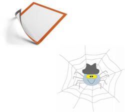 Durable Infokeret A4, 5 db/csomag, Durable Duraframe® Magnetic narancssárga - spidershop