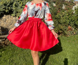 Ie traditionala Rochie cu motive florale eleganta Teo 4