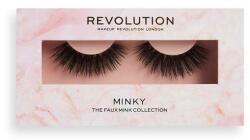 Makeup Revolution Gene false - Makeup Revolution 3D Faux Mink Lashes Minky 2 buc