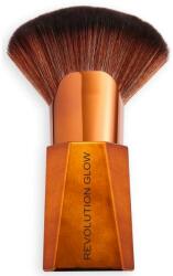 Makeup Revolution Pensulă pentru machiaj - Makeup Revolution Glow Splendour Highlighter Fan Brush