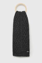Lauren Ralph Lauren gyapjú sál szürke, melange - szürke Univerzális méret