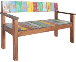 vidaXL Bancă, 115 cm, lemn masiv reciclat (326182)