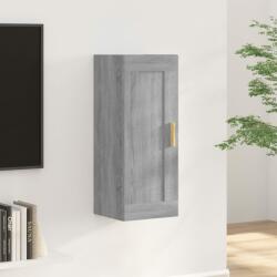 vidaXL Dulap de perete, gri sonoma, 35x34x90 cm, lemn compozit (817451) Raft