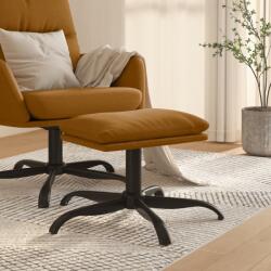 vidaXL Taburet, maro, 60x60x39 cm, catifea (341586) Canapea