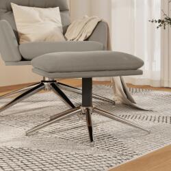 vidaXL Taburet, gri deschis, 60x60x39 cm, microfibră (341560) Canapea