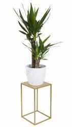 HowHomely Стойка за цветя 40x24 см златист (DD0028)