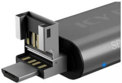 RaidSonic IB-CR201-C3 External card reader with multi-USB connector (IB-CR201-C3) - cel