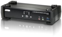 ATEN KVM Switch USB DisplayPort 4K + Audio, 2 port - CS1922 CS1922-AT-G (CS1922-AT-G)