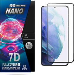 CRONG 7D Nano Flexible Glass Niepękające szkło hybrydowe 9H na cały ekran Samsung Galaxy S21+ (CRG-7DNANO-SGA21P) - pcone