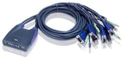 ATEN CS64US 4-Port USB VGA/Audio Cable KVM Switch (0, 9m, 1, 2m) (CS64US) - pcx