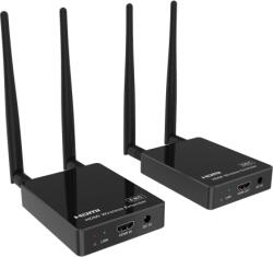 PROCONNECT Extender HDMI, Wireless, 1080p60Hz, 100m, fekete PC-E5200W (PC-E5200W)