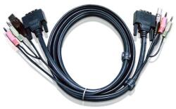 ATEN USB DVI-I Single Link KVM Cable 3m Black 2L-7D03UI (2L-7D03UI)