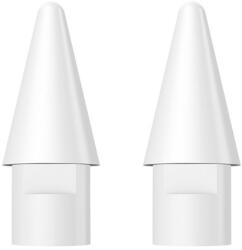 Baseus érintõképernyõ ceruza póthegy 2db (szilikon) FEHÉR Apple Pencil kompatibilis SXBC010002 (SXBC010002)