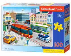 Castorland 100 db-os puzzle - A város főtere (B-111183) (B-111183)