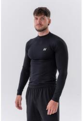 NEBBIA Tricou pentru bărbați Long-Sleeve Active Black M