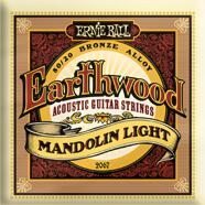 Ernie Ball P02067 - Earthwood Mandolin 80/20 Bronze Loop End - Light - H931H