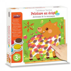 crealign Pictură cu degetul-animale de pădure CreaLign (CRECL185) Carte de colorat