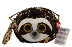 TY Plüss Ty Fashion flitteres oldaltáska Dangler lajhár fonott pántokkal (95135) - iskolataskawebshop