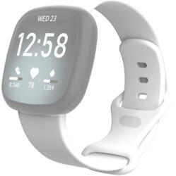 BUTTERFLY Szilikon szíj Fitbit Versa 3-hoz / Fitbit Sense fehér