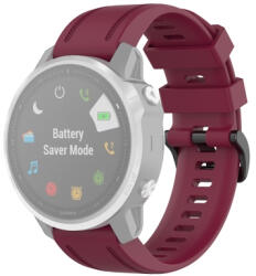  SZILIKON Szíj Garmin Fenix 6S / 6S Pro / 6S Zafír bordó