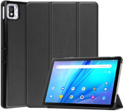  LEATHER Flip tok TCL TAB 10S fekete