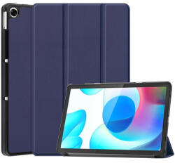 LEATHER Realme Pad összecsukható huzat sötétkék