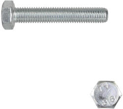  Hatlapfejű tövigmenetes csavar M6x60 - 8.8 (DIN 933, horganyzott)